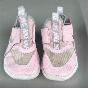 Nike Kids Pink and Gray Sneakers